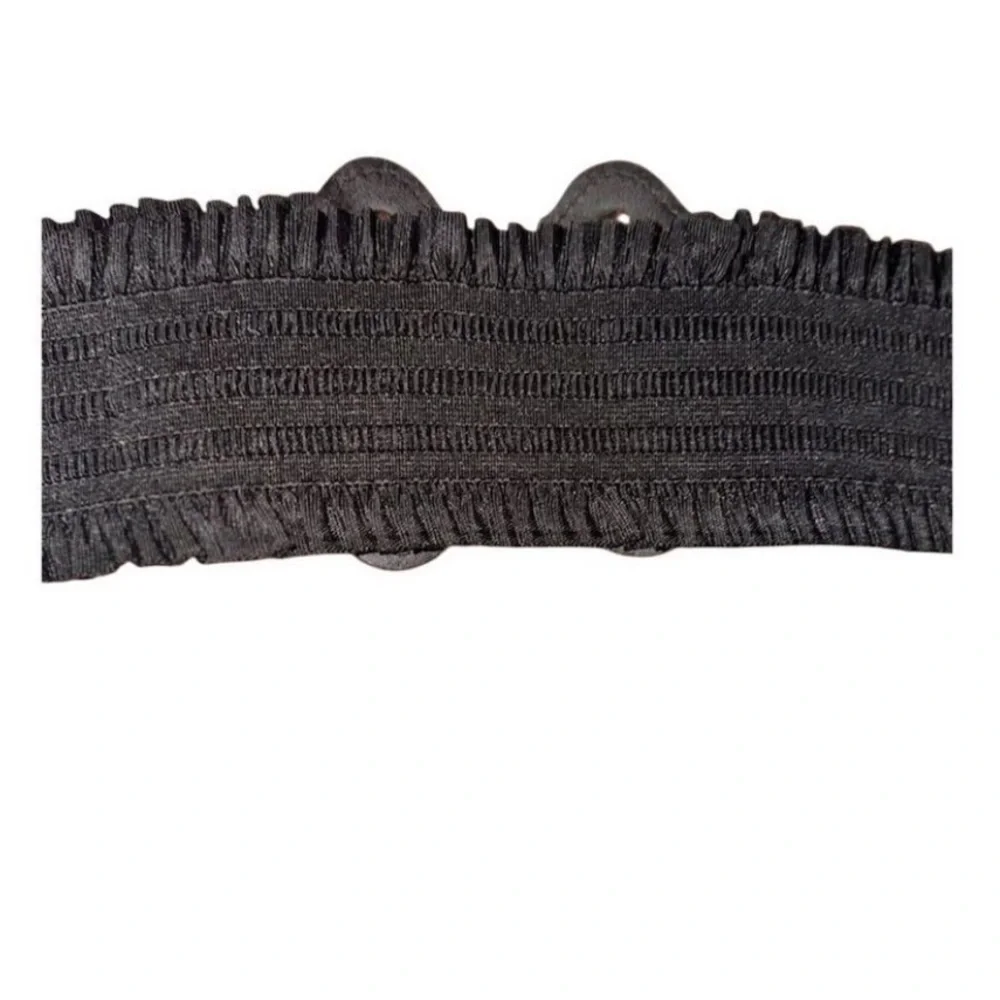 - Chicos Zoey rhinestone Embellished Black Belt size Medium